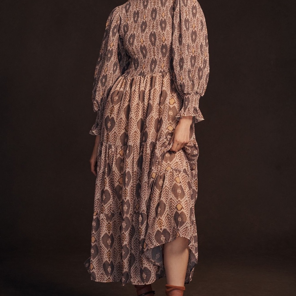 Antik Batik Earthy Tones Textured Blouse